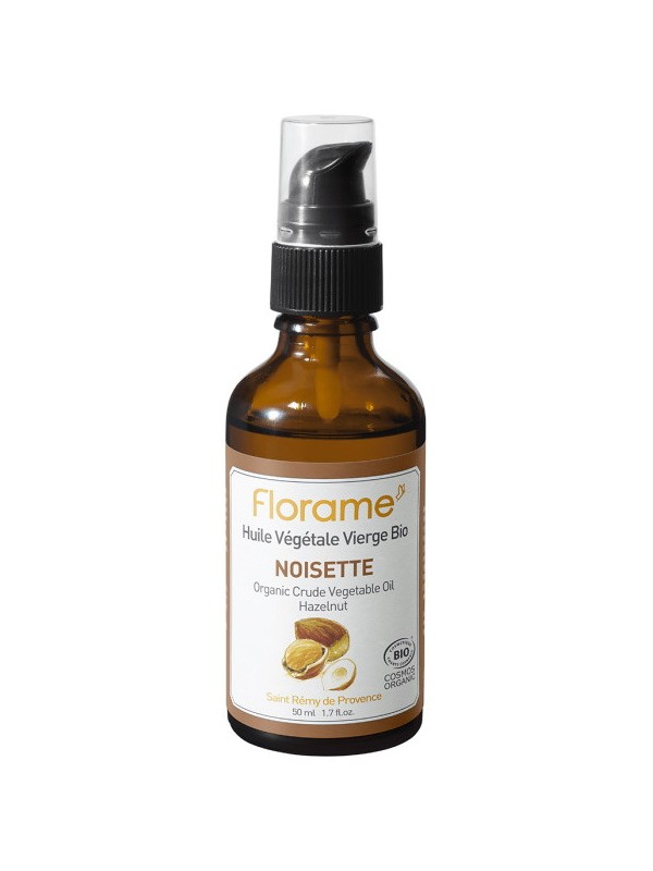 Huile de Noisette bio 50 ml Florame peaux sensibles et fragiles Herboristerie de paris