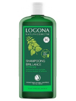 Shampooing brillance ortie 250 ml Logona force et silicium Herboristerie de paris