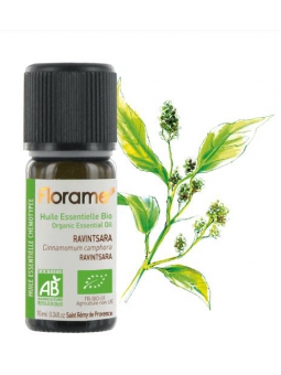 Huile essentielle bio Ravintsara 10ml Florame balsamique Herboristerie de paris