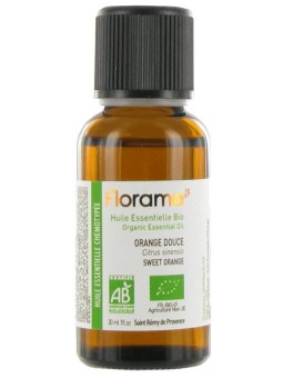 Huile essentielle bio Orange douce 30 ml Florame stress nervosité sommeil Herboristerie de paris