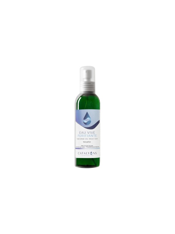 Eau vive purifiante Cuivre Argent Zinc 125 ml Catalyons Herboristerie de paris