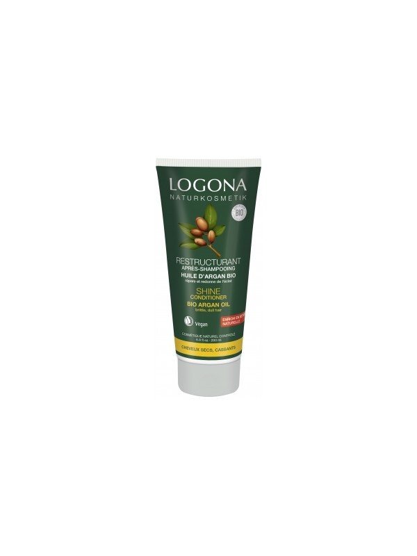 Après Shampoing Restructurant Brillance et Réparation Argan 200ml Logona Herboristerie de Paris