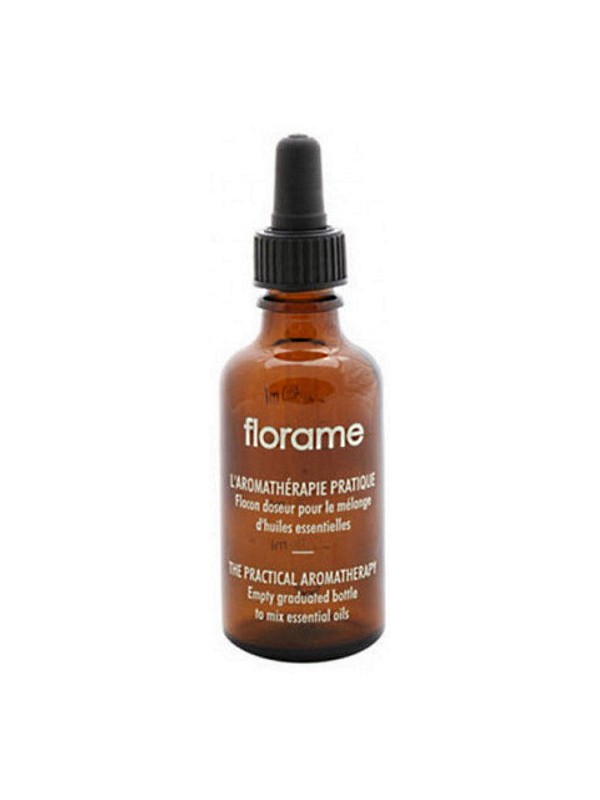 Flacon Doseur gradué avec pipette volume 50ml Florame pour les mélanges Herboristerie de paris