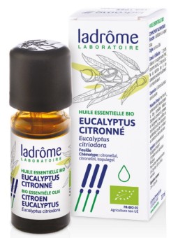 Huile essentielle bio Eucalyptus citronné 10 ml Ladrôme Eucalyptus citriodora Herboristerie de paris