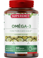 Omega 3  120 capsules Super Diet EPA DHA Herboristerie de paris fonction cardiaque normale