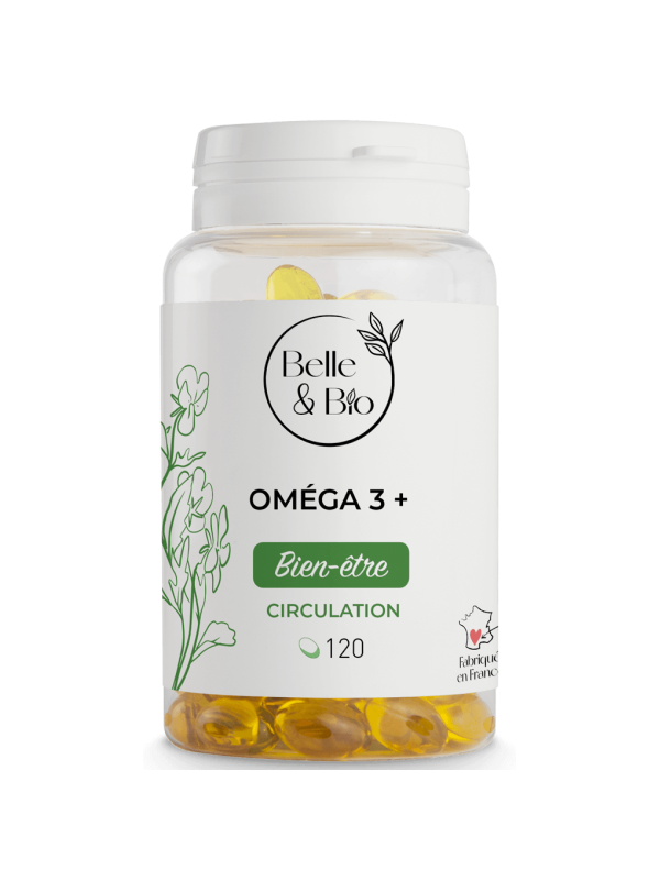Oméga 3 - 120 capsules Belle et Bio Herboristerie de paris acide eicosapentaénoïque acide docosahexaénoïque
