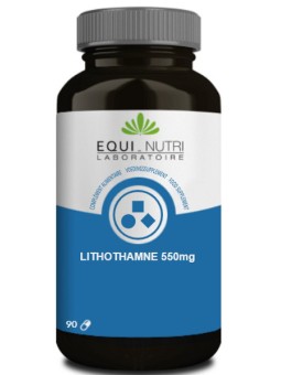 Lithothamne 90 gelules de 550mg Equi - Nutri minéraux d'origine marine Herboristerie de paris