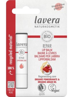 Baume à lèvres Grenade Huile d'Argan Repair 4,5 gr Lavera hydratant et réparateur Herboristerie de paris