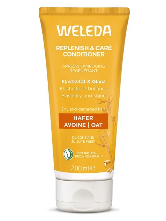 Après Shampoing régénérant à l'Avoine cheveux secs et abîmés  200ml Weleda Herboristerie de Paris