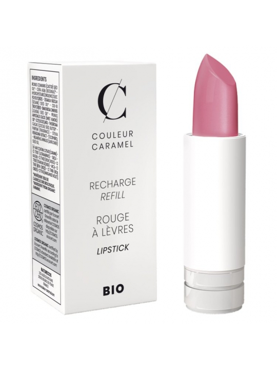 Recharge Rouge à lèvres nacré No 203 -  Rose sombre 3,5 g Couleur Caramel Herboristerie de Paris