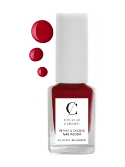 Vernis à ongles No 08 -  Rouge mat 11 ml Couleur Caramel Herboristerie de Paris