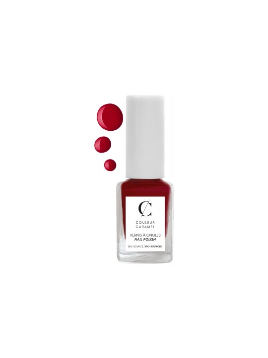 Vernis à ongles No 08 -  Rouge mat 11 ml Couleur Caramel Herboristerie de Paris