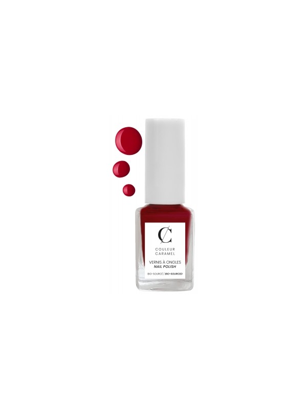 Vernis à ongles No 08 -  Rouge mat 11 ml Couleur Caramel Herboristerie de Paris