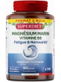 Magnesium marin Vitamine B6 90 comprimés Super Diet fatigue  et nervosité Herboristerie de paris