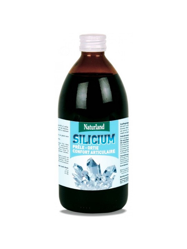 Silicium Prele Ortie 480 ml Naturland Silicium organique Herboristerie de paris articulations et os
