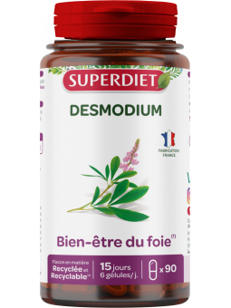 Desmodium 90 gélules  Super Diet santé du foie normal Herboristerie de paris