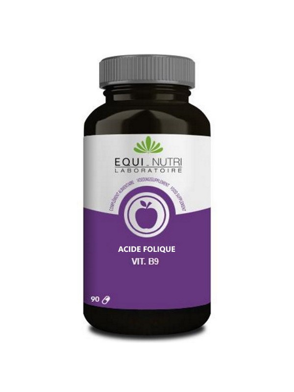 Vitamine B9 90 gélules végétales Equi - Nutri acide folique femmes Herboristerie de paris