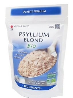 Ispaghul psyllium blond 200 gr Vecteur Santé effet fibres intestinal Herboristerie de paris