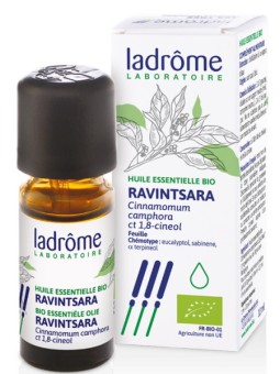 Huile essentielle Ravintsara Bio 10ml Ladrôme santé vasculaire Herboristerie de paris