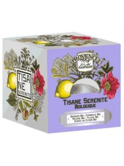 Recharge Tisane Sérénité bio 24 sachets Provence d'Antan mélisse camomille Herboristerie de paris