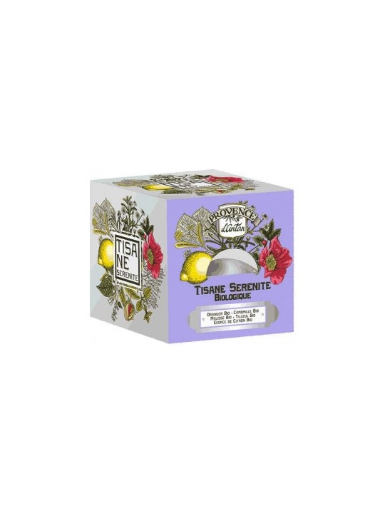 Recharge Tisane Sérénité bio 24 sachets Provence d'Antan mélisse camomille Herboristerie de paris