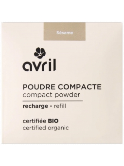 Poudre compacte Sésame certifiée Bio Avril maquillage bio Herboristerie de paris