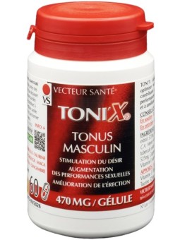 Toni'x 60 gélules Vecteur Santé - tonus vitalité tribulus ginseng maca herboristerie de paris