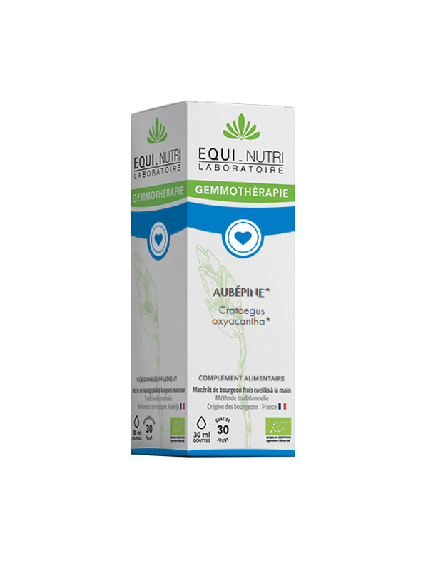 Aubépine bio Flacon compte gouttes 30ml Equi - Nutri Herboristerie de Paris