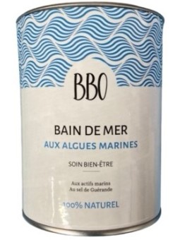 Bain de mer au sel de guérande 100 pour cent naturel 800gr Bio Bretagne Ocean Herboristerie de Paris