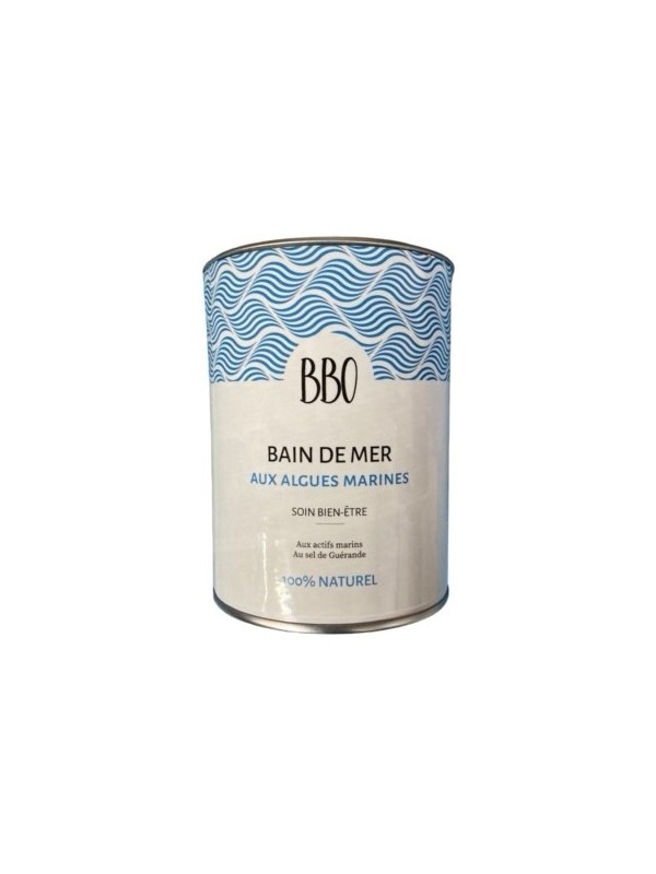 Bain de mer au sel de guérande 100 pour cent naturel 800gr Bio Bretagne Ocean Herboristerie de Paris