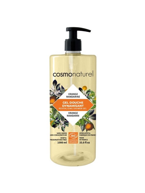 Bain douche Fruité Mandarine Orange  1L Cosmo Naturel Herboristerie de Paris