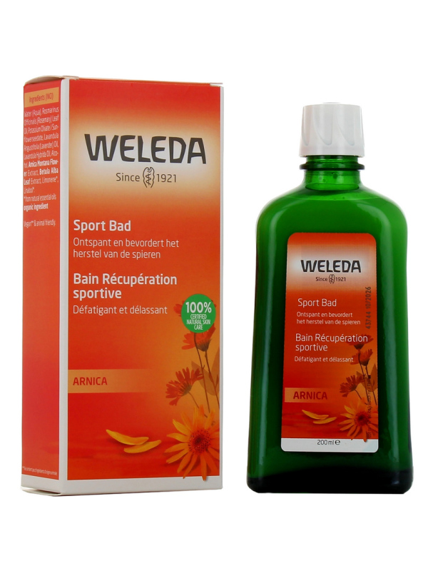 Bain récupération sportive à l'Arnica 200ml Weleda Herboristerie de Paris