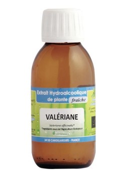 Extrait hydro alcoolique Valériane BIO 125ml Phytofrance valeriana officinalis Herboristerie de paris