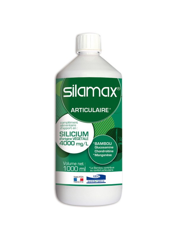 Silamax articulaire 1 Litre Labo santé silice Dr Saubens silicium biodisponible Herboristerie de paris