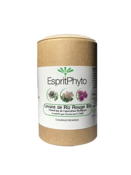 Levure de riz rouge bio 120 comprimés - 4 mois de cure Esprit Phyto monacoline