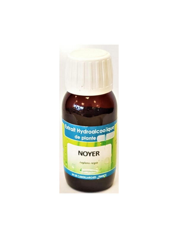 Extrait hydro alcoolique Noyer 60ml Phytofrance santé urinaire Herboristerie de paris