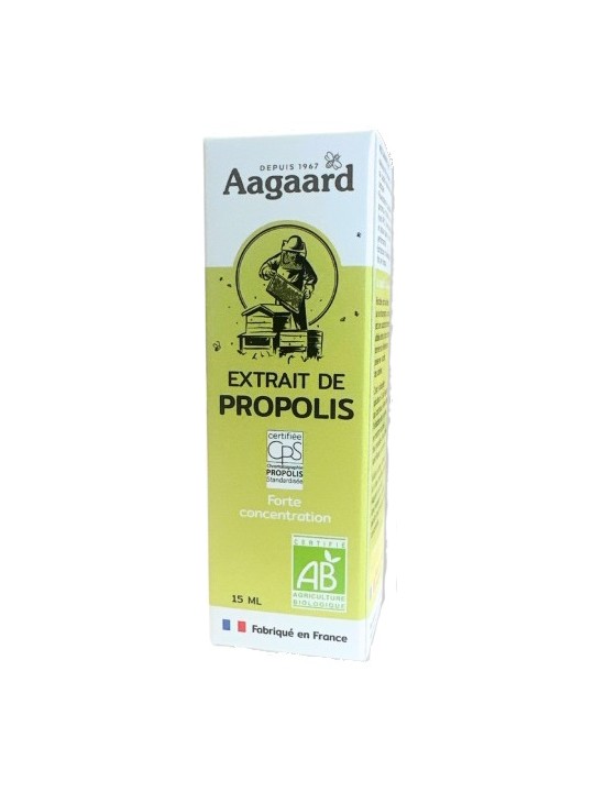 Extrait de Propolis 15ml Aagaard immunité Herboristerie de paris