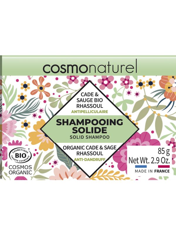 Shampoing Cheveux Antipelliculaire 85g Cosmo Naturel pellicules Herboristerie de paris