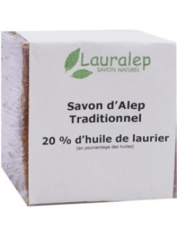 Savon d'Alep Traditionnel 20% 200g Lauralep