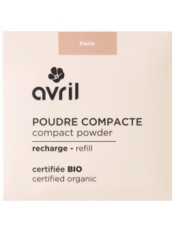 poudre compacte Perle Avril Cosmétique recharge de poudre maquillage bio Herboristerie de paris