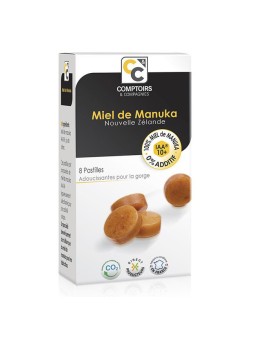 Pastilles 100% miel de Manuka UMF/IAA 10+ 8 pastilles Comptoirs et Compagnies