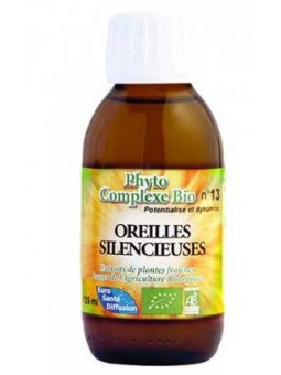 Phyto-complexe Oreilles silencieuses 125ml Phytofrance ginkgo aubépine olivier Herboristerie de Paris