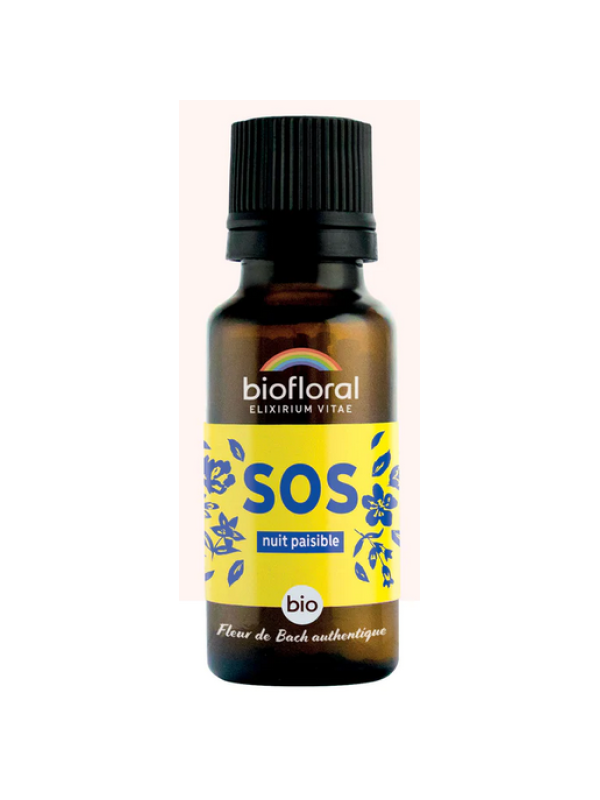 Complexe de Secours Nuit Paisible granules bio sans alcool Biofloral Herboristerie de paris