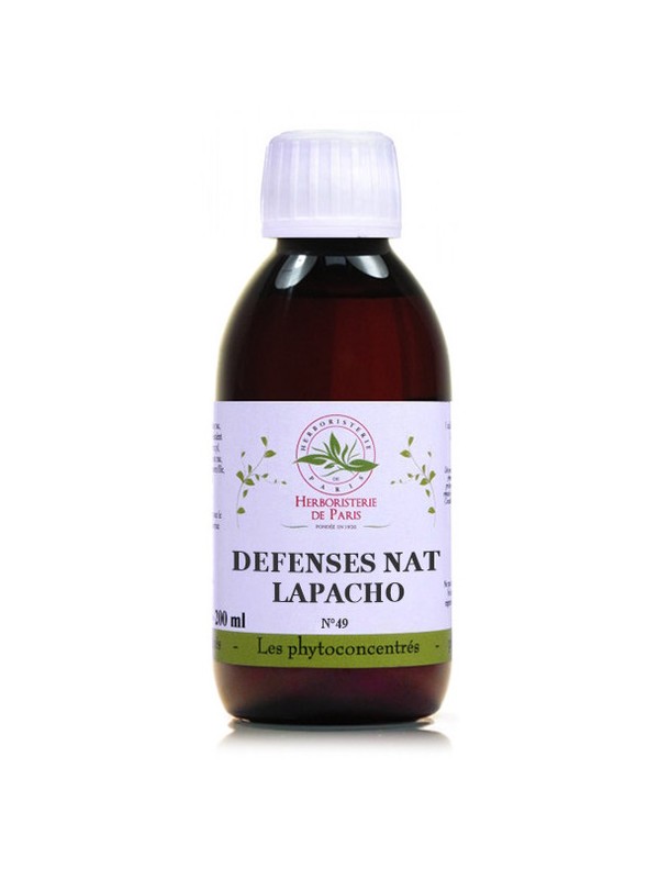 Phyto-concentré Défenses Naturelles Lapacho 200 ml Herboristerie de Paris défenses immunitaires Pau d'arco