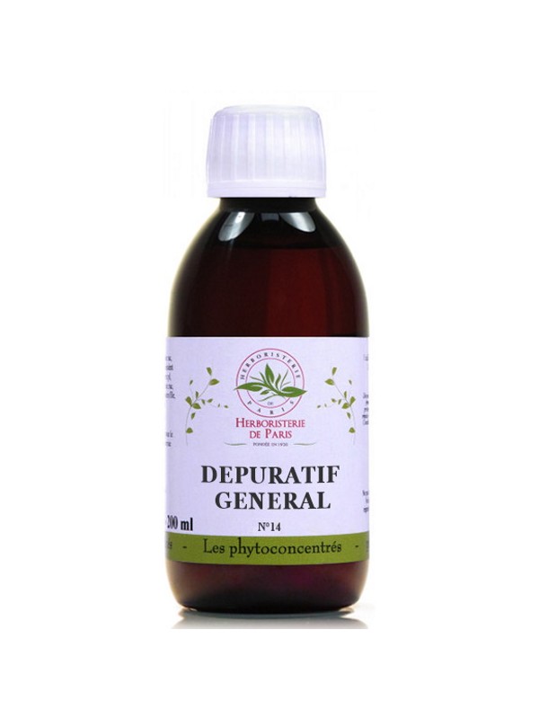 phyto-concentré n14 dépuratif général - 200ml - Herboristerie de Paris draineur élimination transit