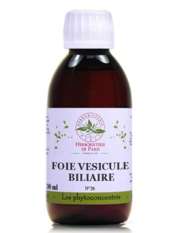 Phyto-concentré Foie Vésicule Biliaire 200 ml Herboristerie de Paris aspérule caille lait