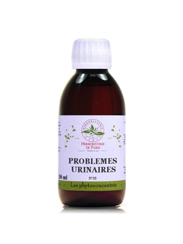 Phyto-concentré Problèmes Urinaires 200 ml Herboristerie de Paris, cranberry, busserole, bruyère