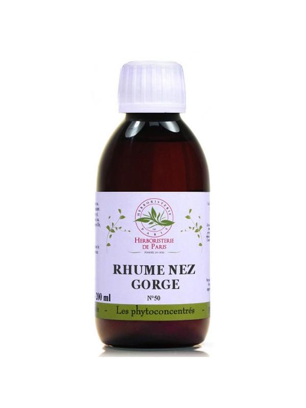 Phyto-concentré RHU Nez Gorge 200 ml Herboristerie de Paris eucalyptus feuille, lavande fleur, marjolaine feuille