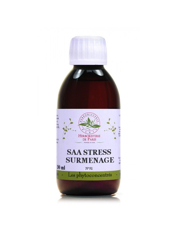 Phyto-concentré SAA Stress Surmenage 200 ml Herboristerie de Paris relaxation et détente
