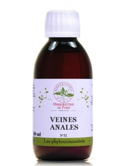 Phyto-concentré Veines A 200 ml Herboristerie de Paris marronnier d'inde cyprès millefeuille